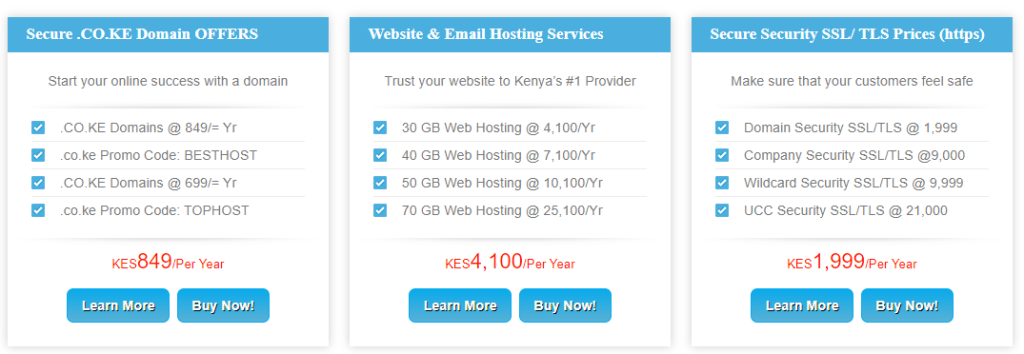 This is the hosting package for Kenya Website Experts Host 